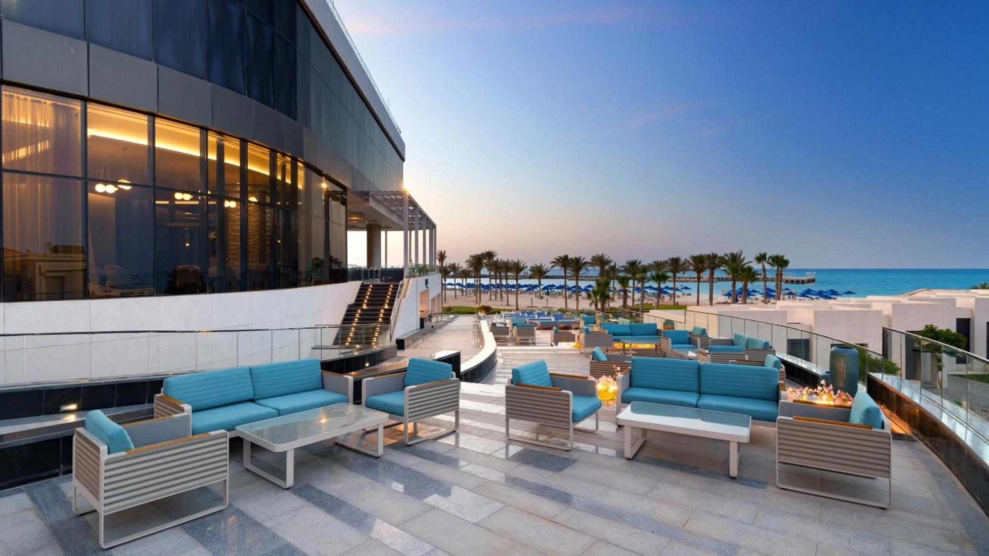 Hotel Regal Heights El-Alamein Exterior foto Beach at the hotel